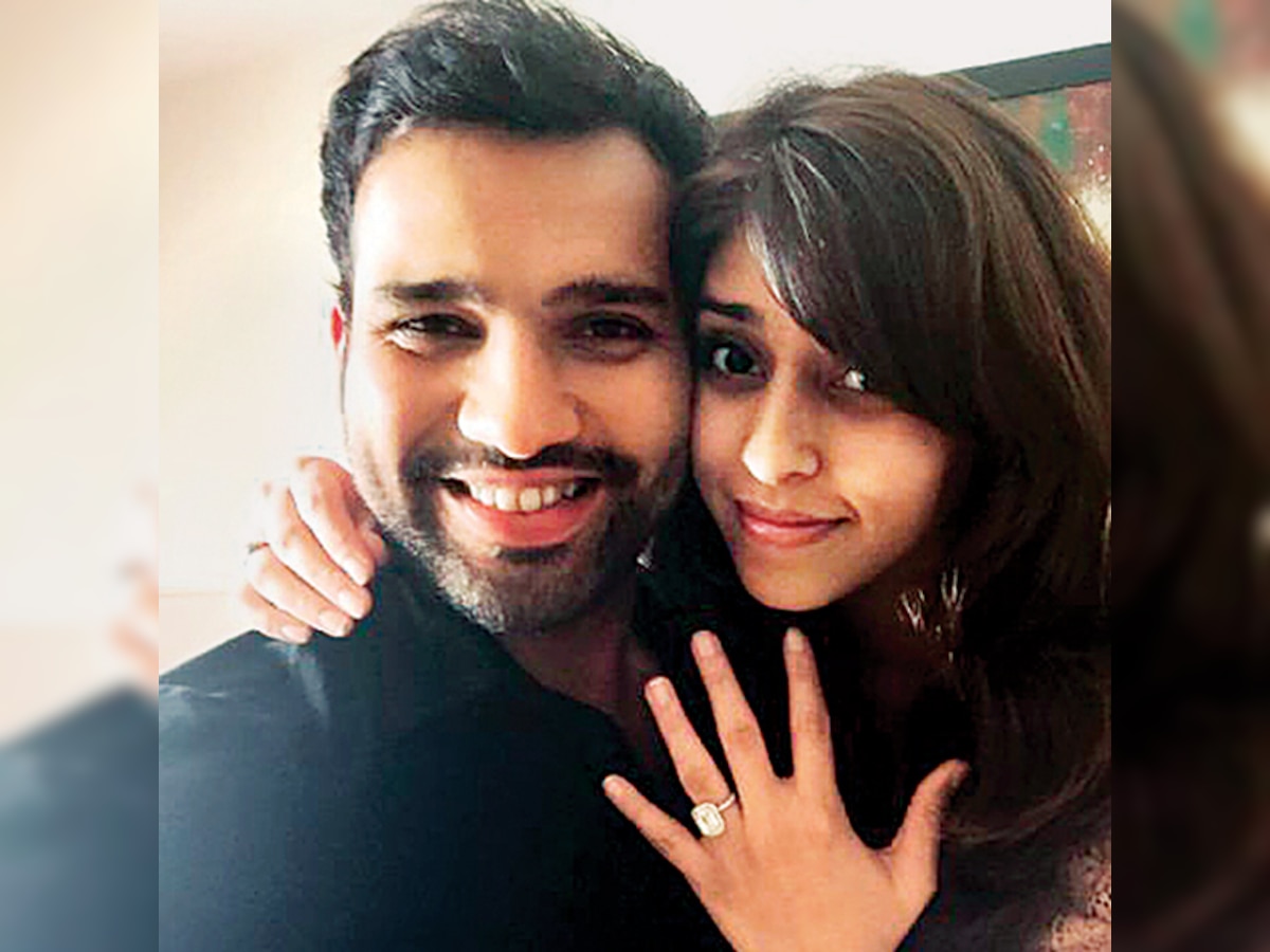 Rohit Sharma engaged, pops question where it all began