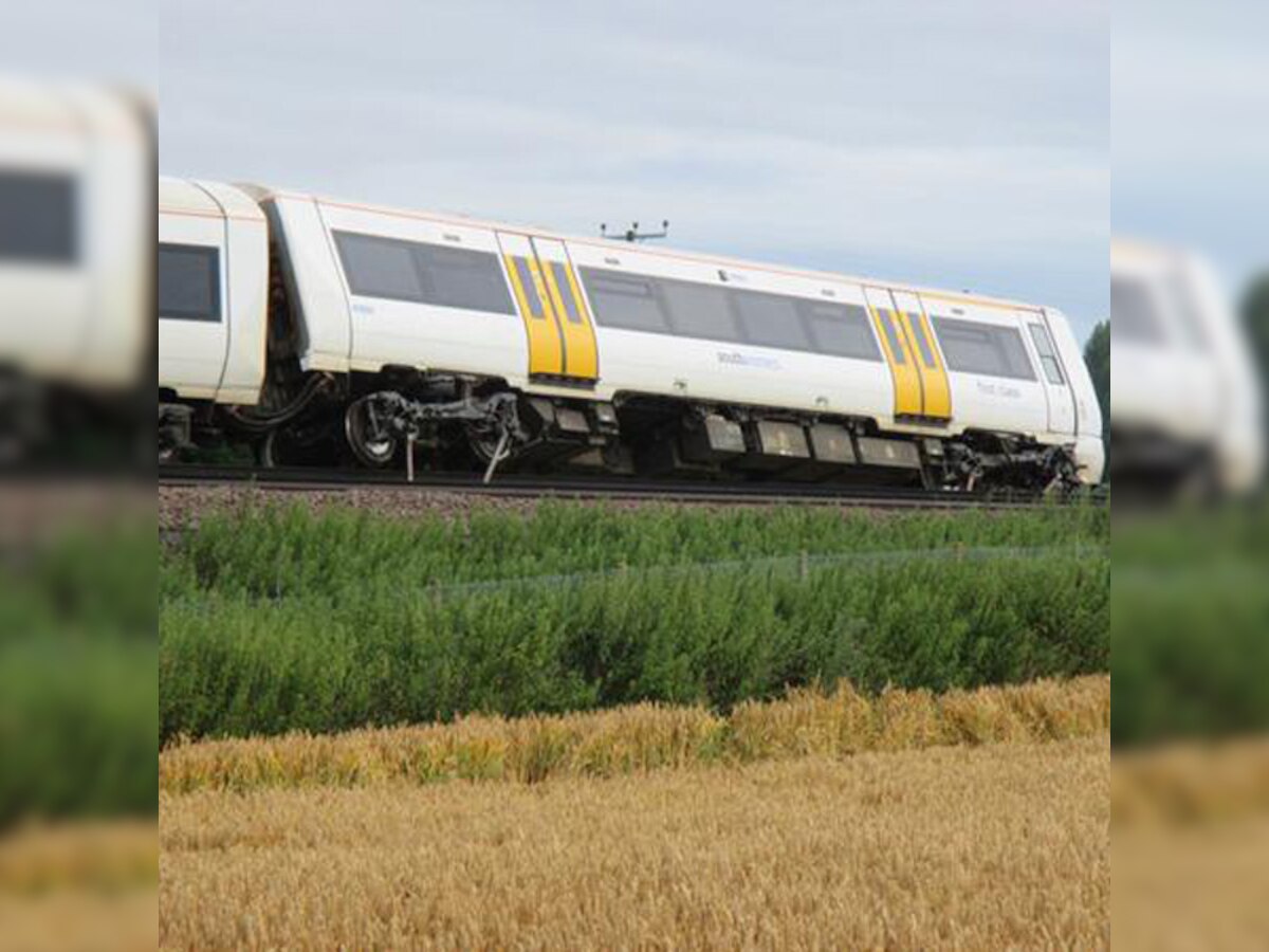 Train derailed in UK after hitting herd of cows