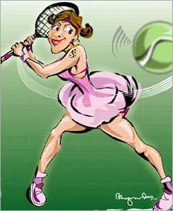 Short skirts have lifted women’s tennis