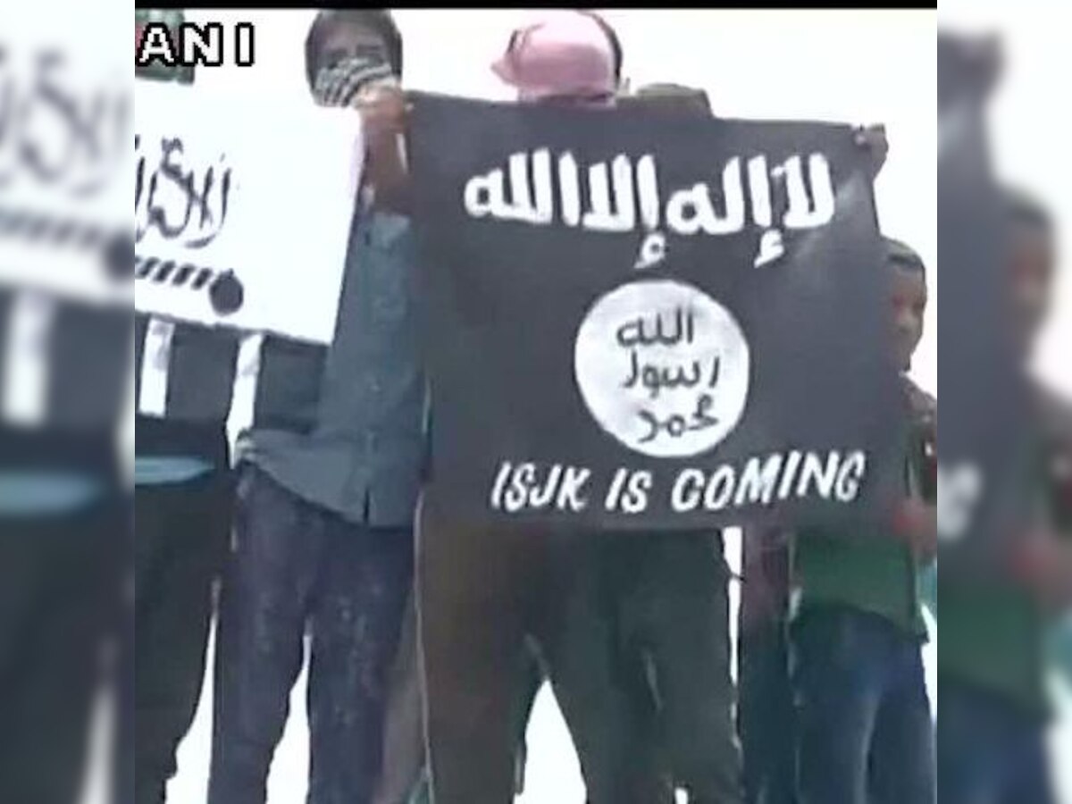 Flag claims that ISJK -- Islamic State Jammu and Kashmir branch is coming 