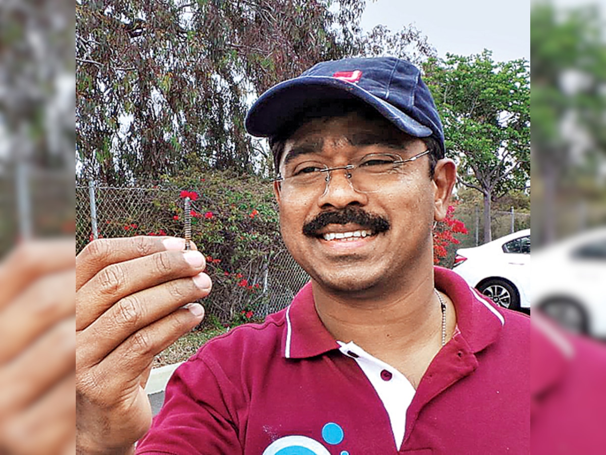 This engineer created a magnetic tool to pick up nails from the road