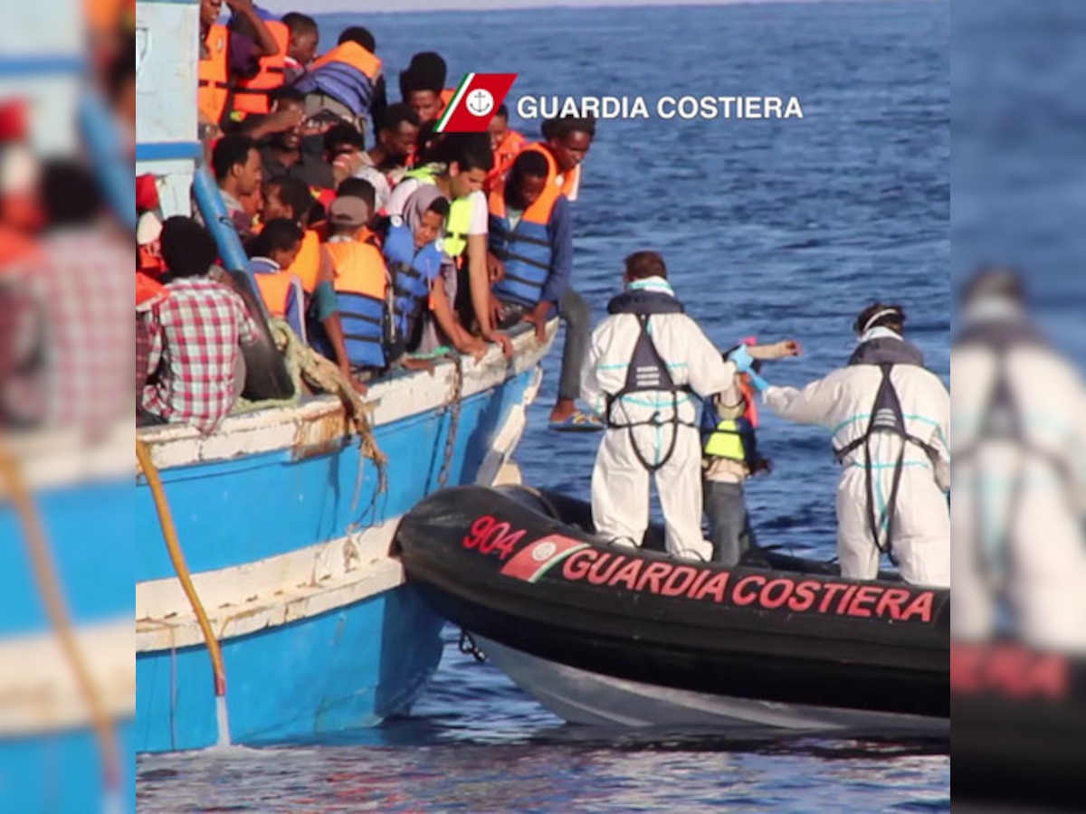 Why do refugees risk their lives to cross the Mediterranean sea to Europe? 