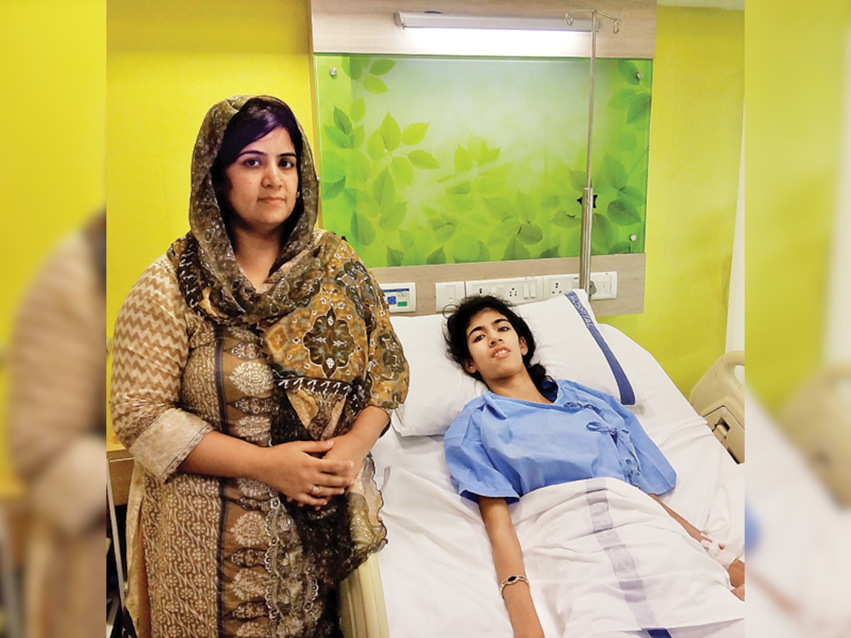 Pakistani girl in Mumbai hospital for treatment of genetic disorder