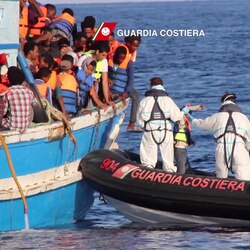 Some 50 refugees found dead in boat off Libya: Italy Coastguard