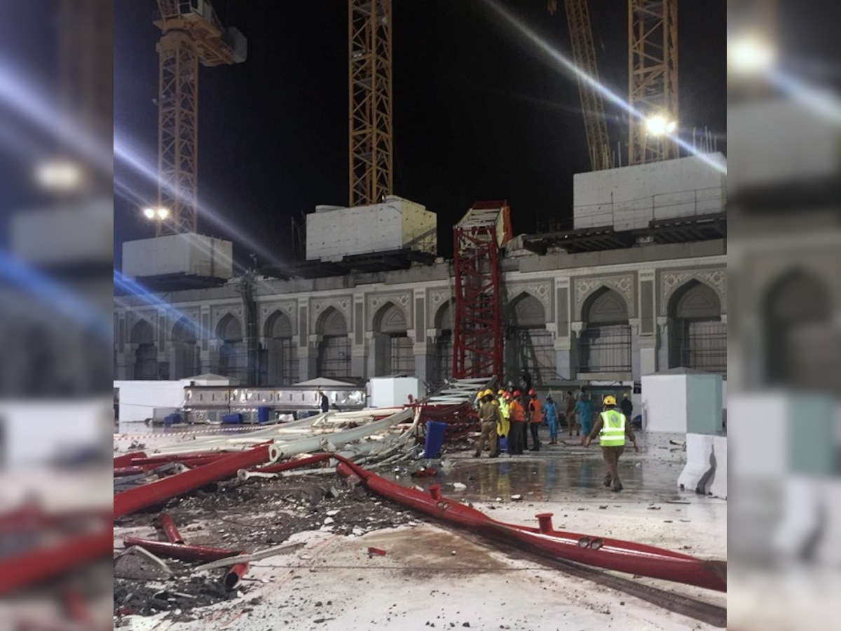 At least 107 killed, 238 wounded after crane crashes into Mecca's Grand Mosque