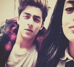 Look who we spotted Aryan Khan with!