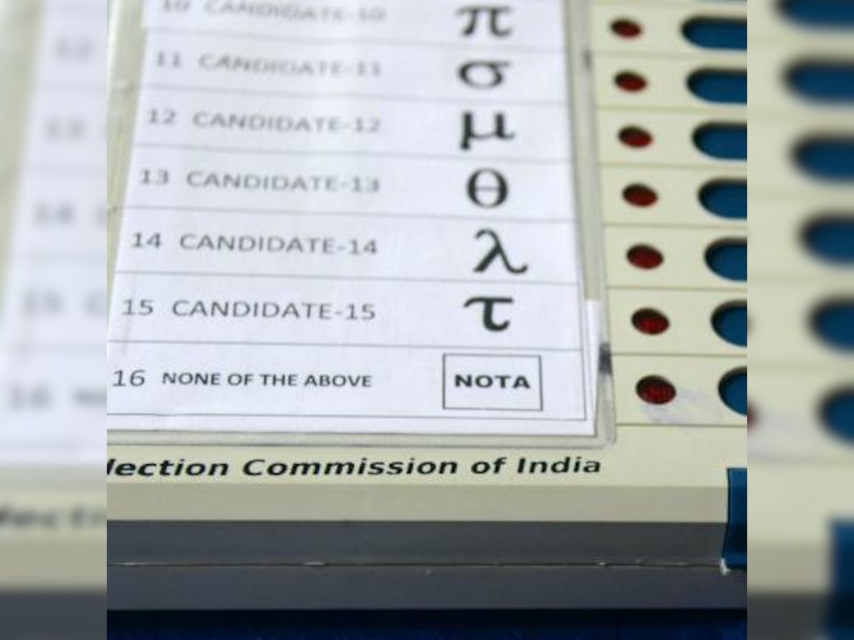 Now, 'NOTA' has an electoral symbol too