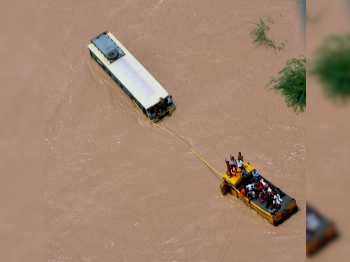 Gujarat floods: More than 1,500 people evacuated after water level of Sabarmati rises dramatically