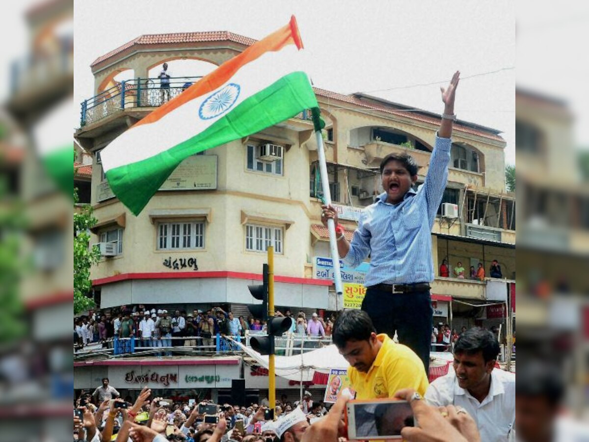 Patel OBC quota protest: Campaign leader Hardik Patel detained by Ahmedabad police; released hours later