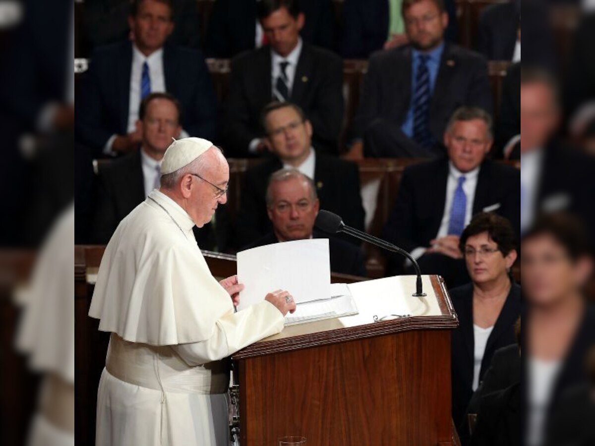 'No justification whatsoever' for homelessness, Pope says in Washington