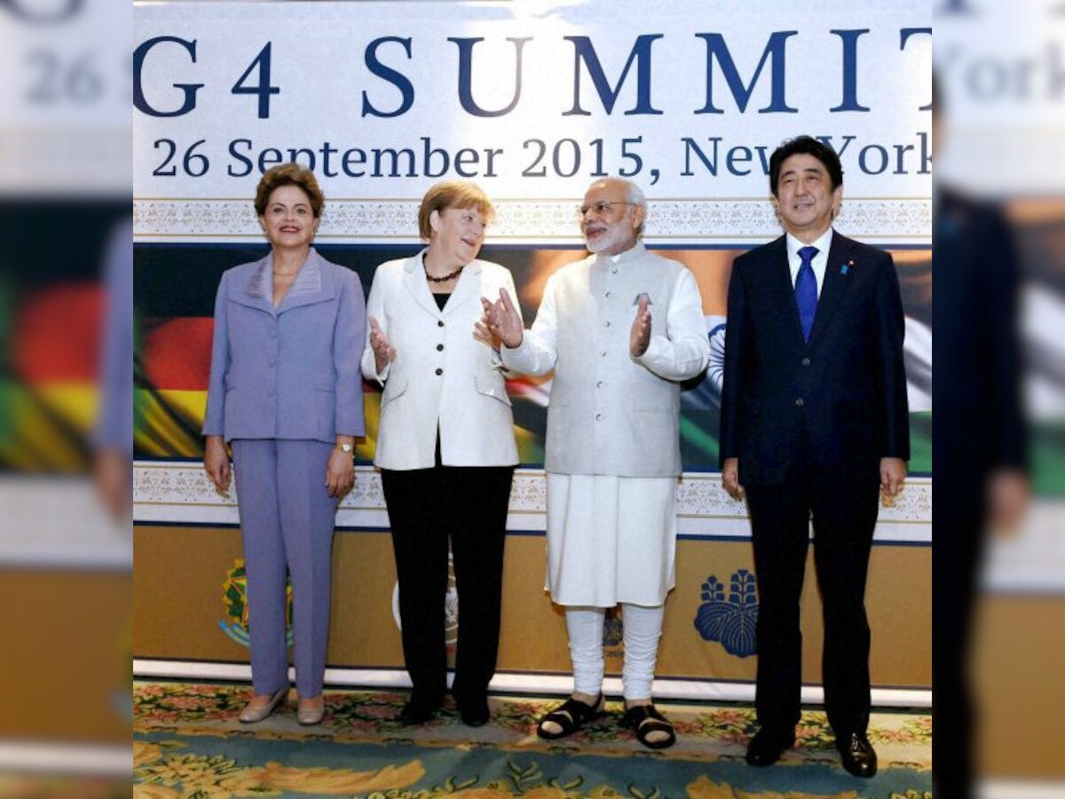 Modi in US: India hosts G-4 Summit; pushes for UNSC reform in 'fixed timeframe'