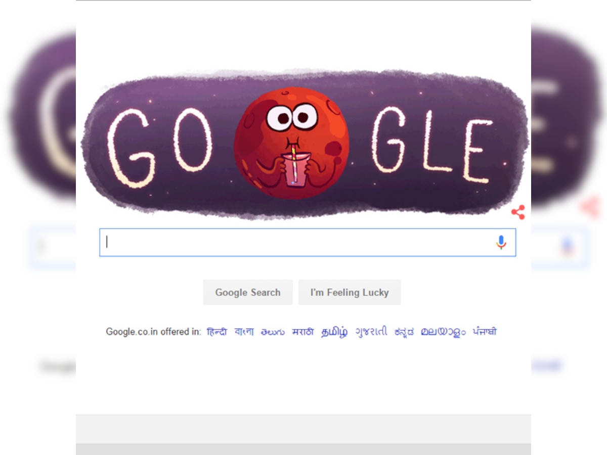 Google Doodle marks NASA's discovery of water on Mars with cheerful  illustration - Mirror Online