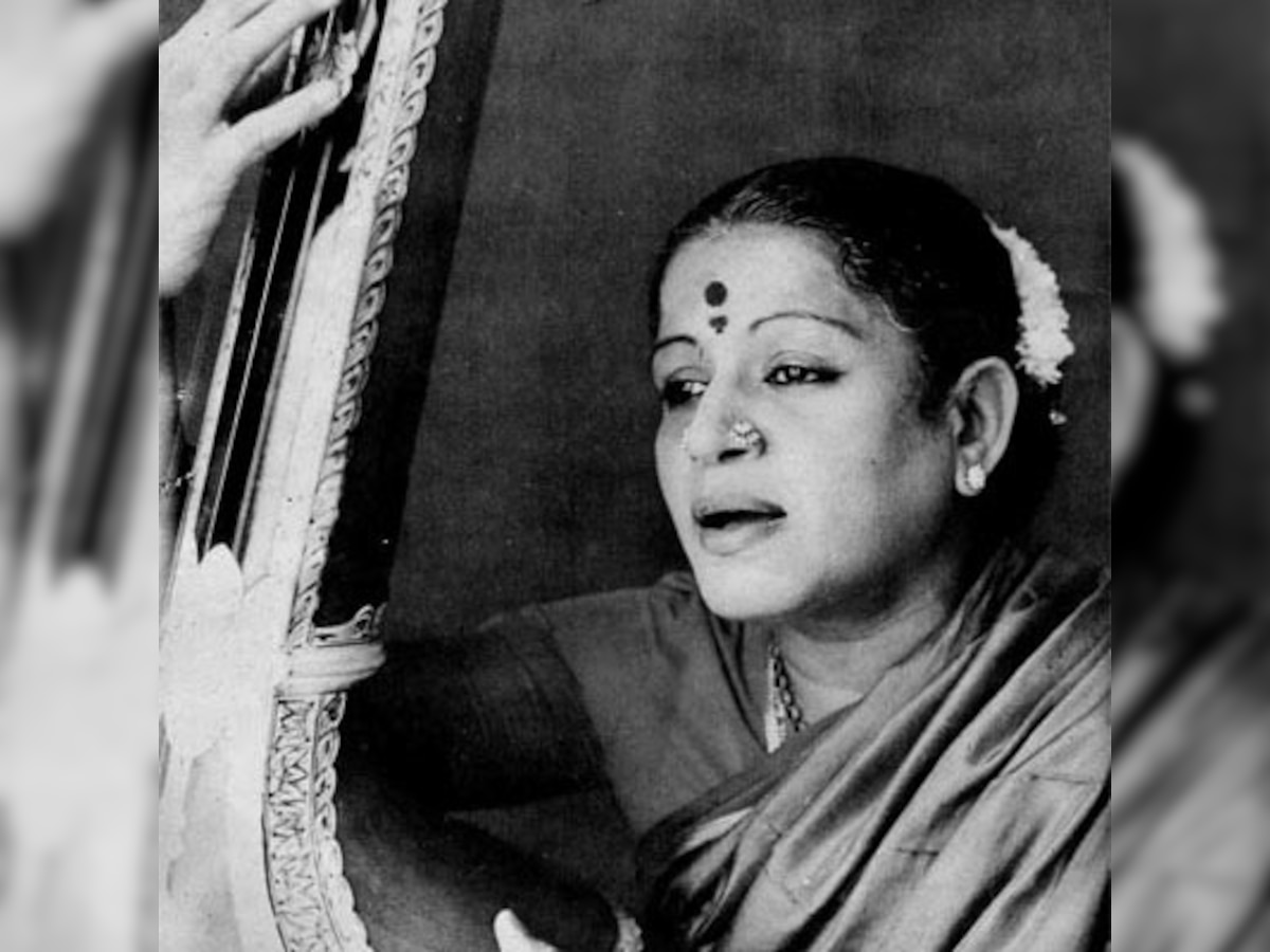 Carnatic singer MS Subbulakshmi’s trademark blue silk saree is back in fashion!