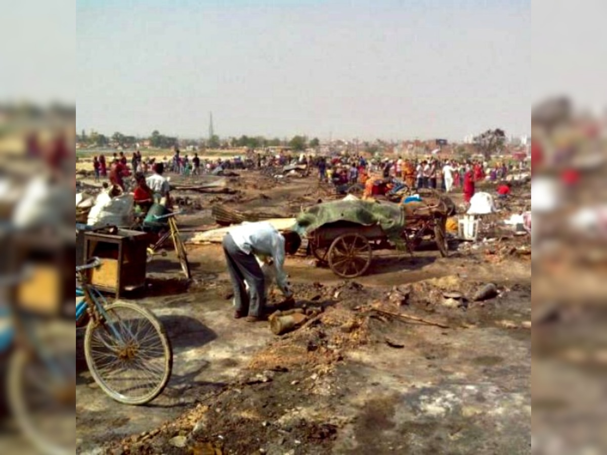 700 wastepickers lose livelihood in major fire at Ghaziabad's Panchsheel Colony