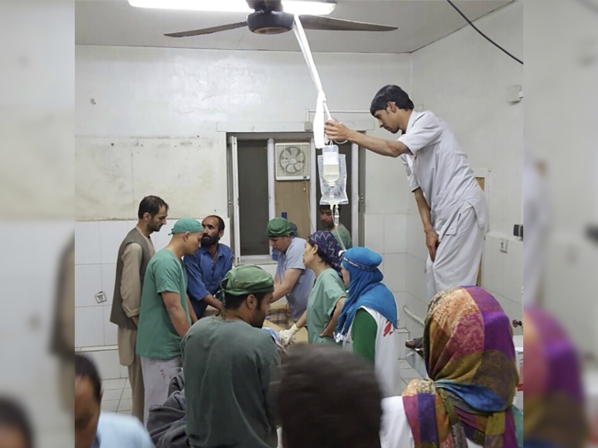 Nine MSF staff killed at Afghan hospital after US air strike