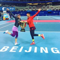 Sania, Martina win 8th title of 2015, lift China Open trophy