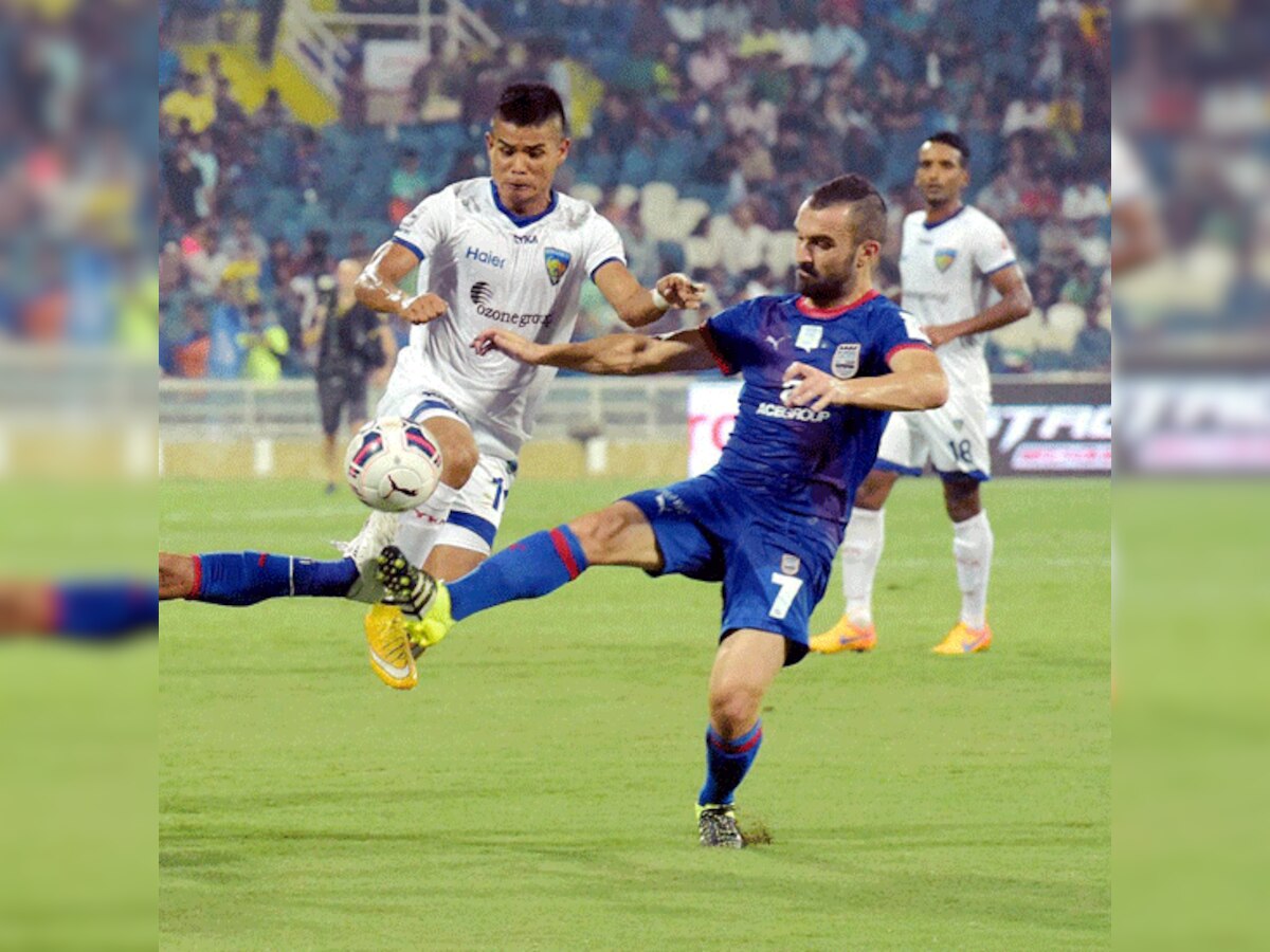 ISL 2015: Stiven Mendoza brace helps Chennaiyin sink Mumbai