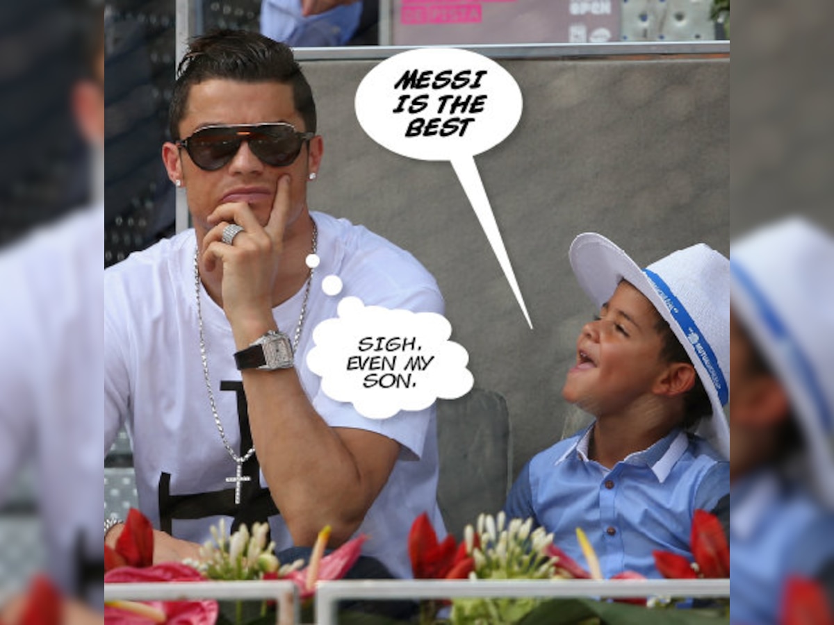 Lionel Messi is the best: Cristiano Ronaldo Jr trolls his grandmother