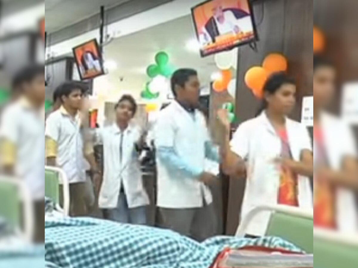 Watch: Ahmedabad civil hospital staff members play Garba inside ICU ward