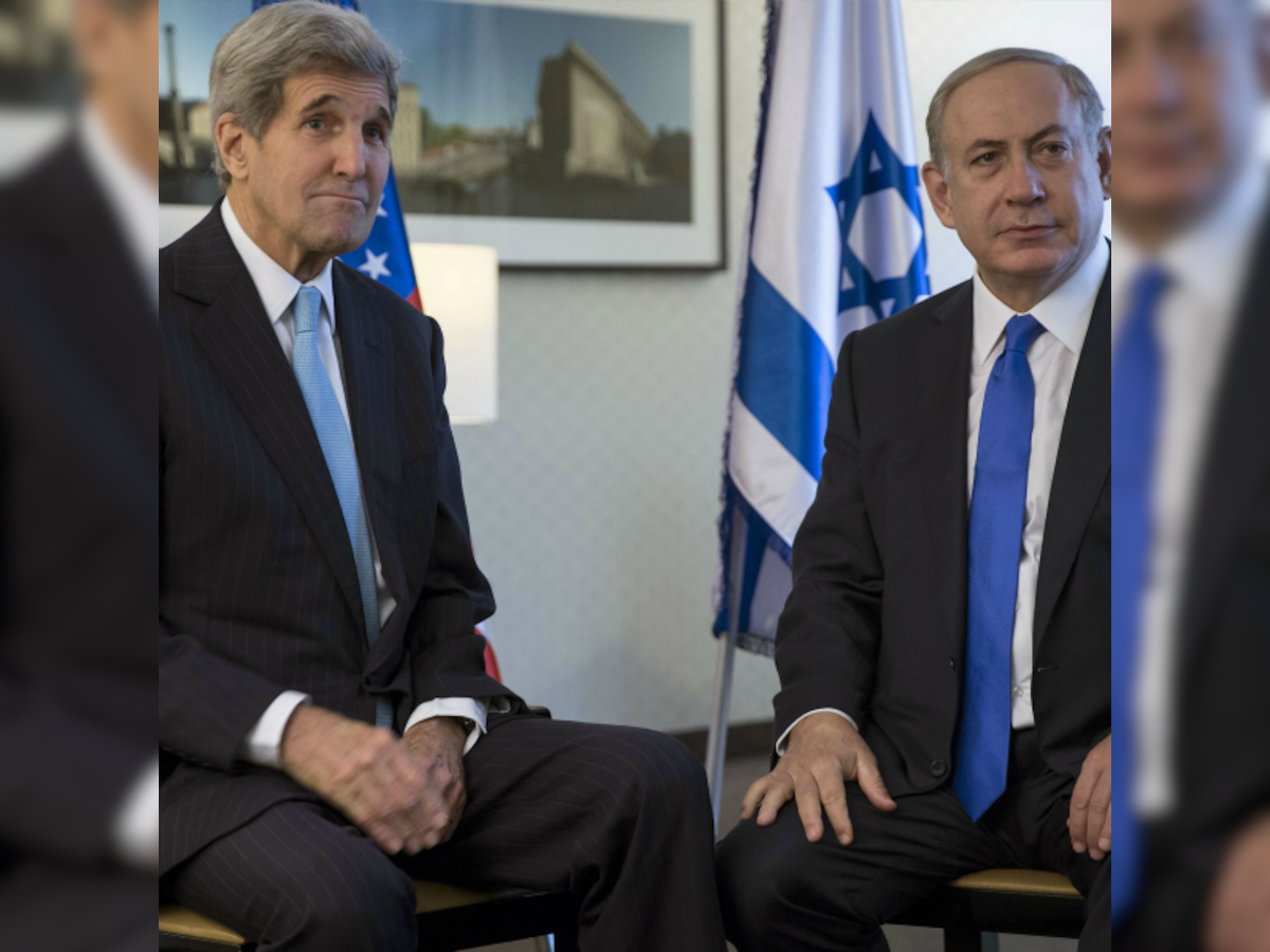 'Critical' to halt all violence: John Kerry at talks with Israel PM Netanyahu