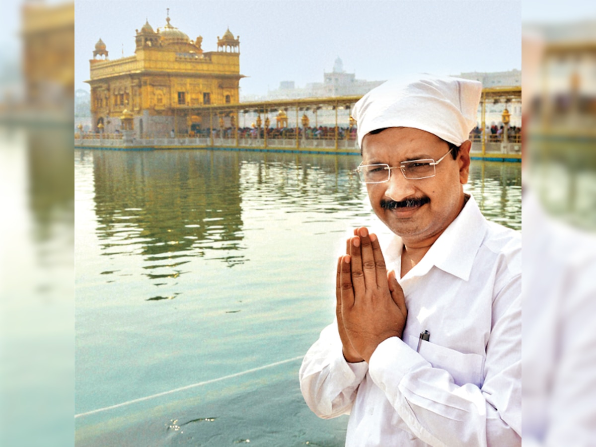 Arvind Kejriwal makes presence felt at Golden Temple