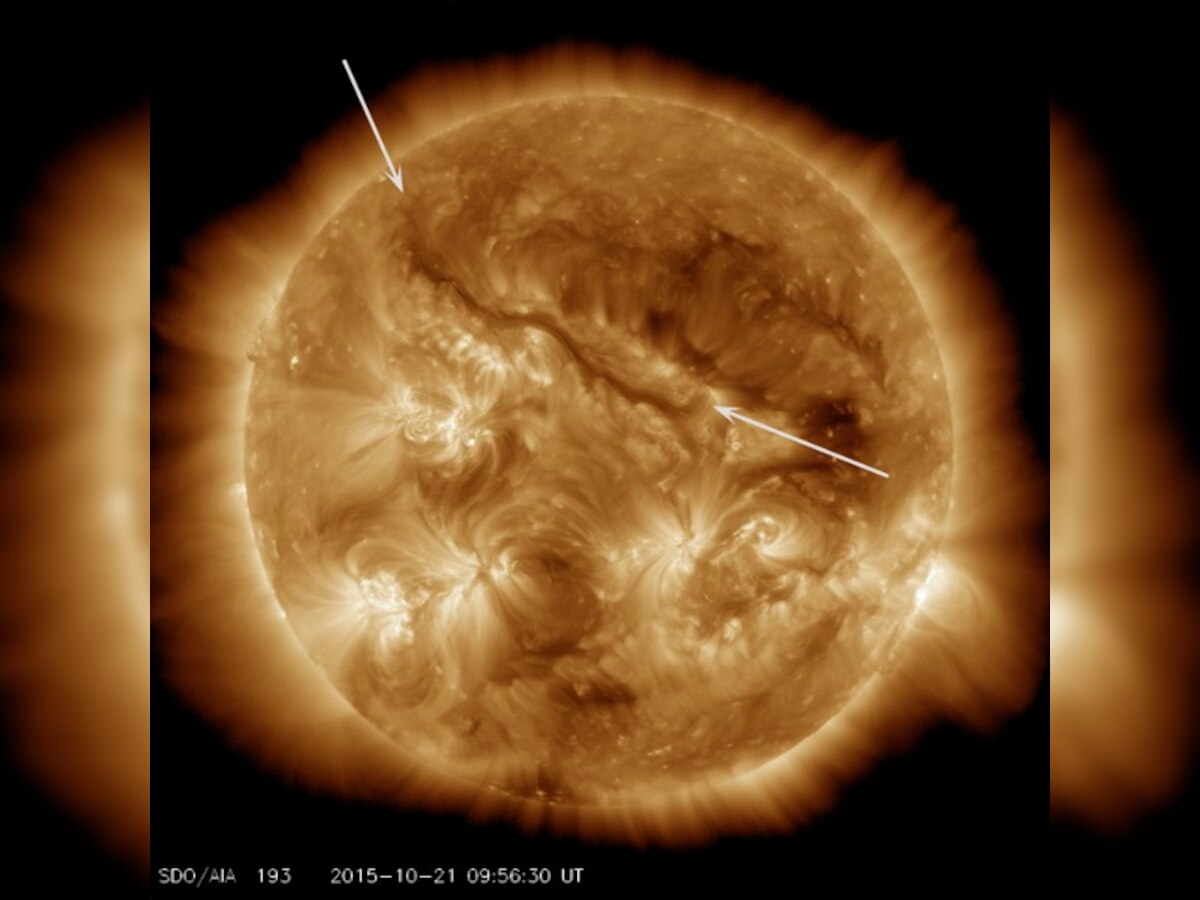 Strange long plasma filament seen on Sun