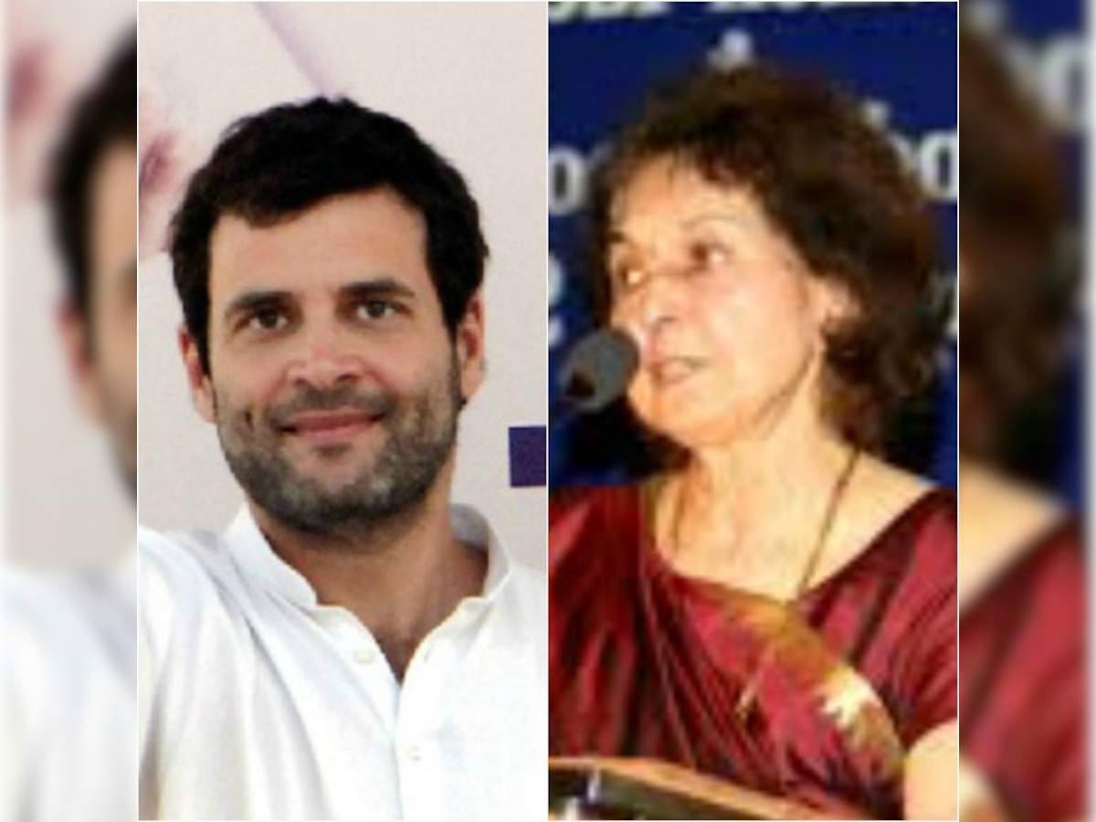 Nayantara Sahgal says Rahul Gandhi is showing 'signs of great change'