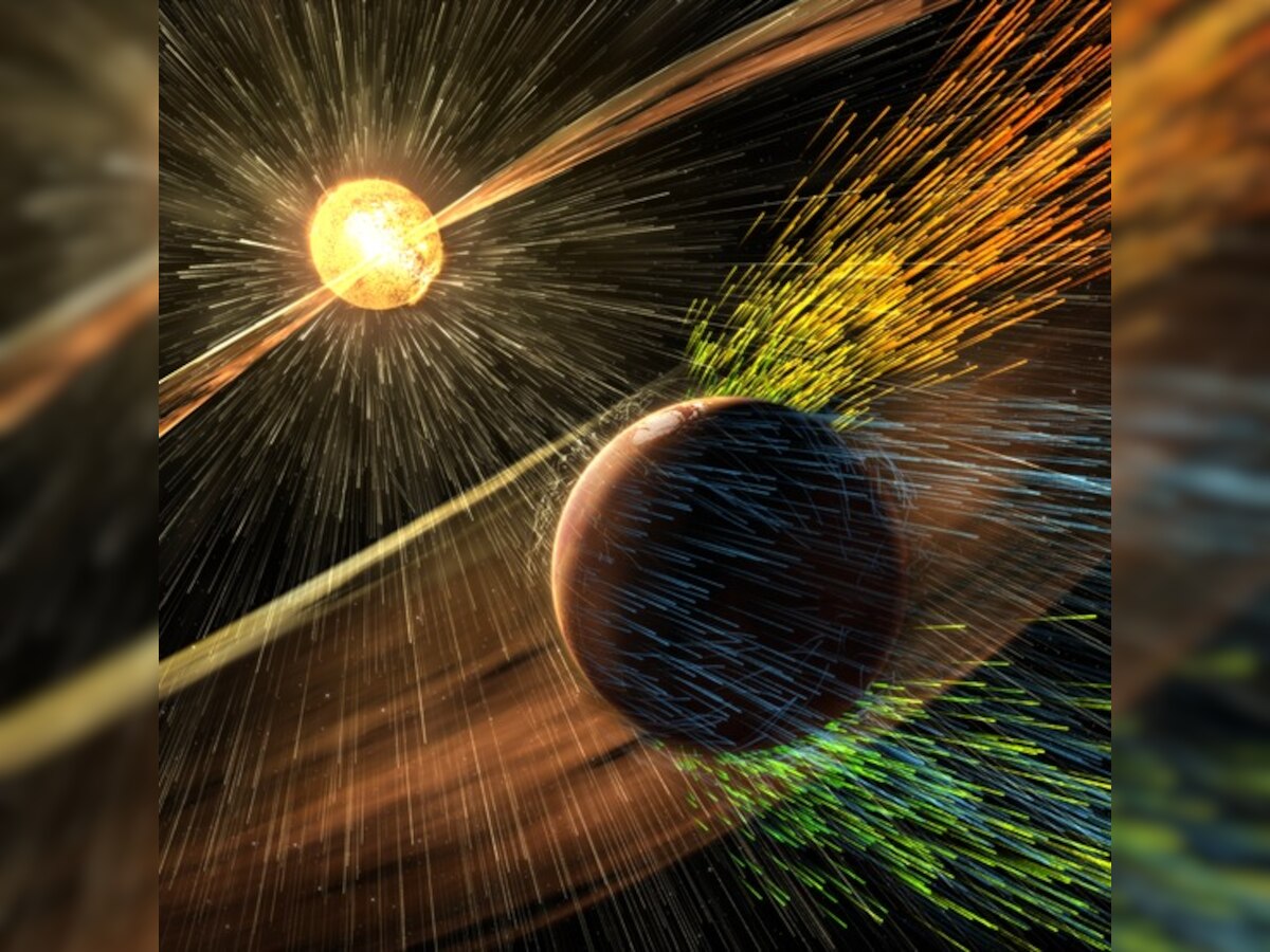 Watch NASA's video of solar winds stripping away Mars' atmosphere