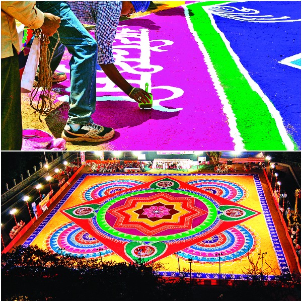 Male rangoli artists gain popularity in Thane and Navi Mumbai