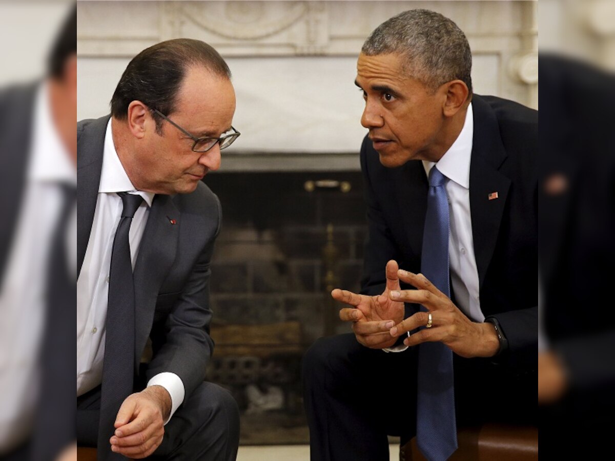 Obama, Hollande urge Russia to focus Syria attacks on ISIS