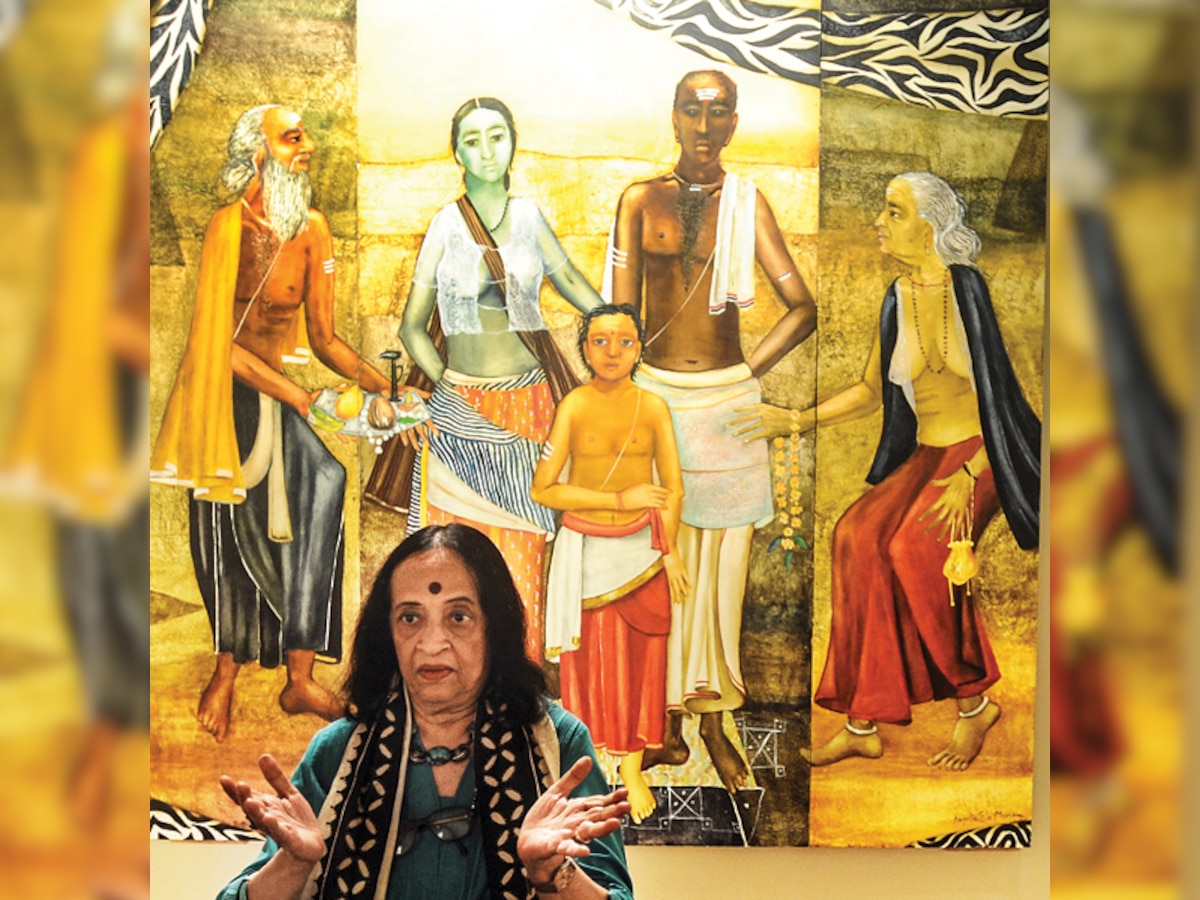 The very process of my work is like a riyaaz, says artist Anjolie Ela Menon