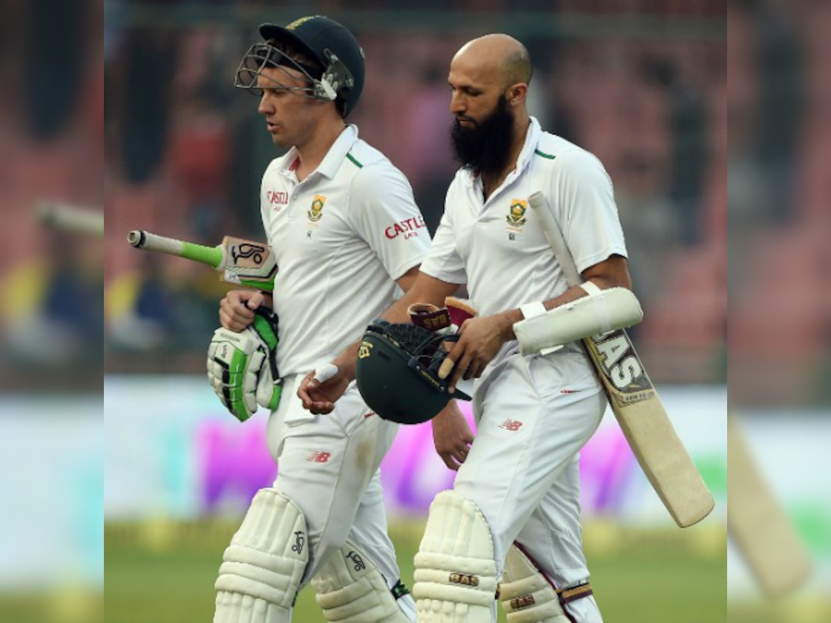 India v/s South Africa 4th Test: Amla dismissed but SA reach 94/3 at lunch on Day 5