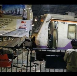 Mumbai local train rams into platform buffer at CST, Central Railway trains delayed 