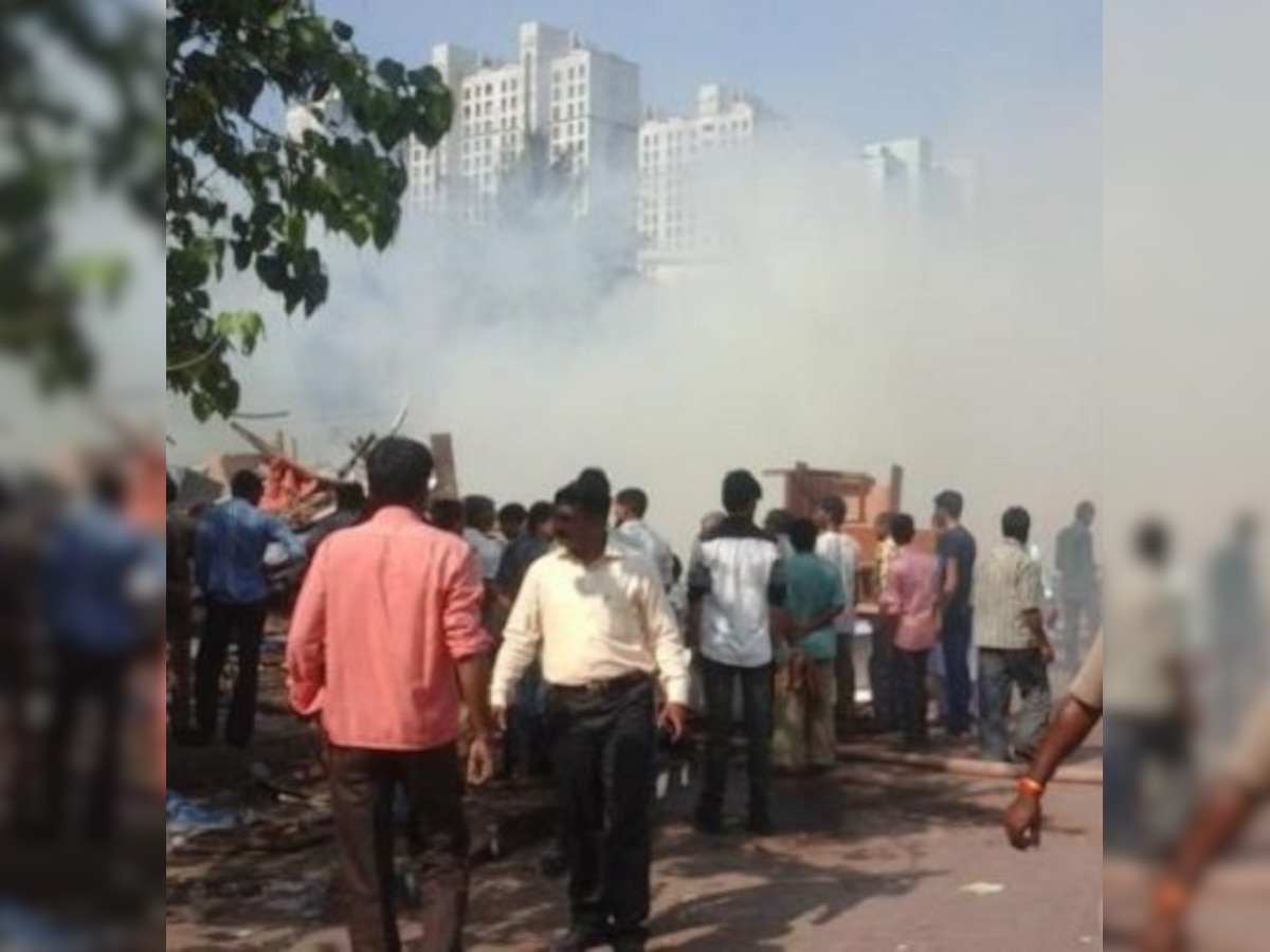 Victims of Kandivali fire enraged after Govt gives Rs 3,800 to them