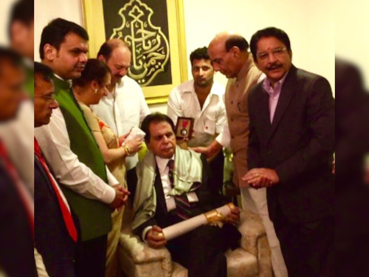 'Getting Padma Vibhushan was a tearful moment', says Dilip Kumar