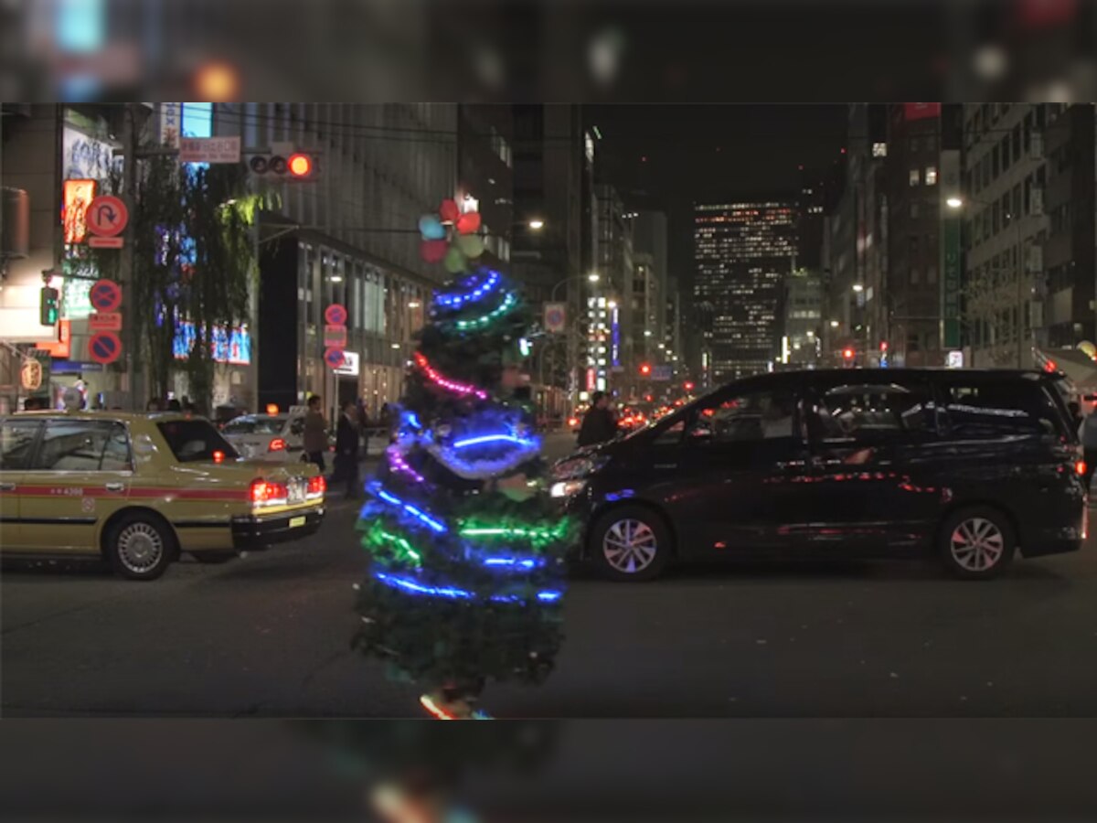 'Tis the season: Watch the Running Christmas Tree spread joy in Tokyo!