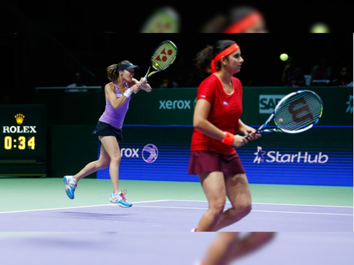 Sania Mirza-Martina Hingis celebrate 25th win, breeze into Brisbane International Final