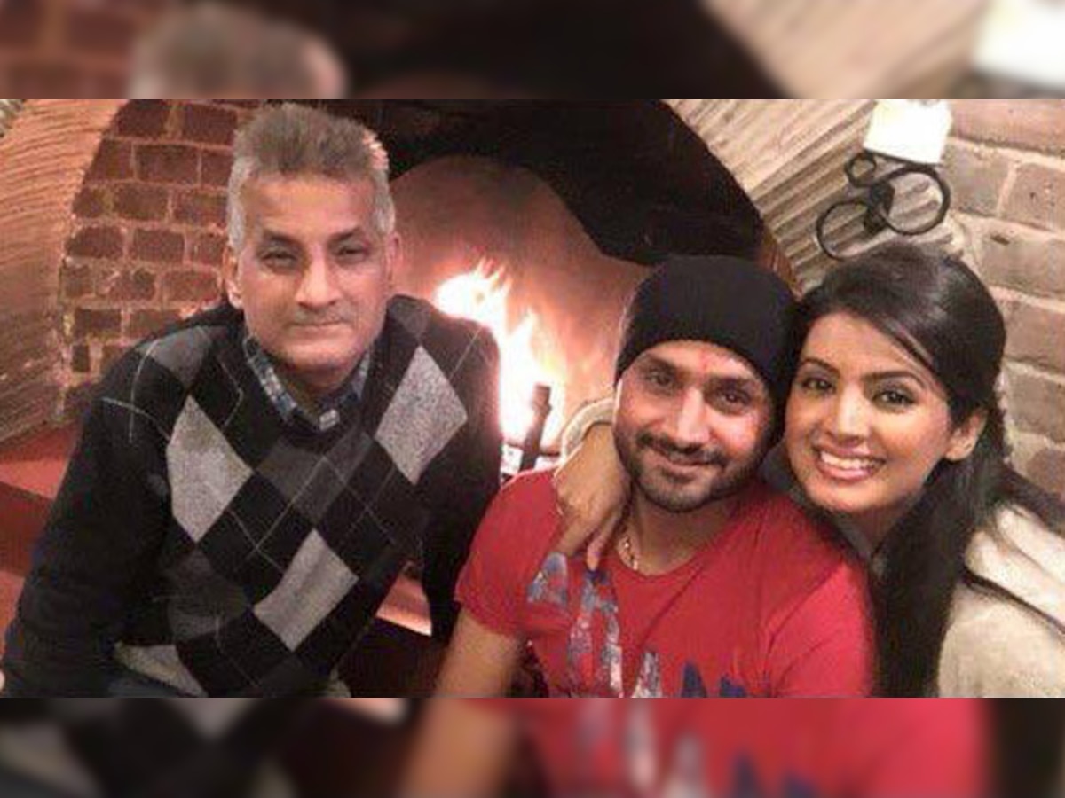 Harbhajan Singh, Geeta Basra celebrate first lohri in UK