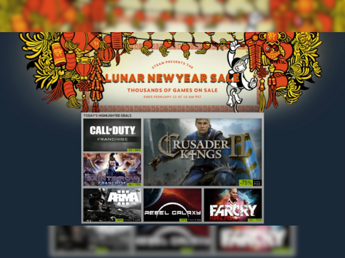 Steam launches the firstever Lunar New Year Sale
