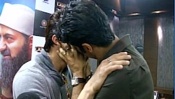 Watch: 'Tere Bin Laden' actors Manish Paul and Sikander Kher kiss each other! 