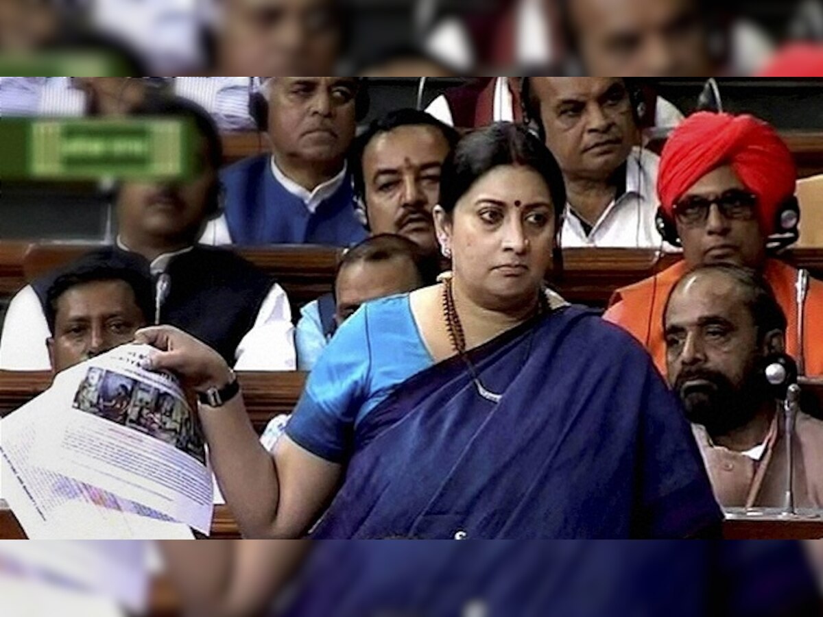 High on rhetoric, laced with politically inconvenient facts: Smriti Irani’s masterclass for BJP spokies