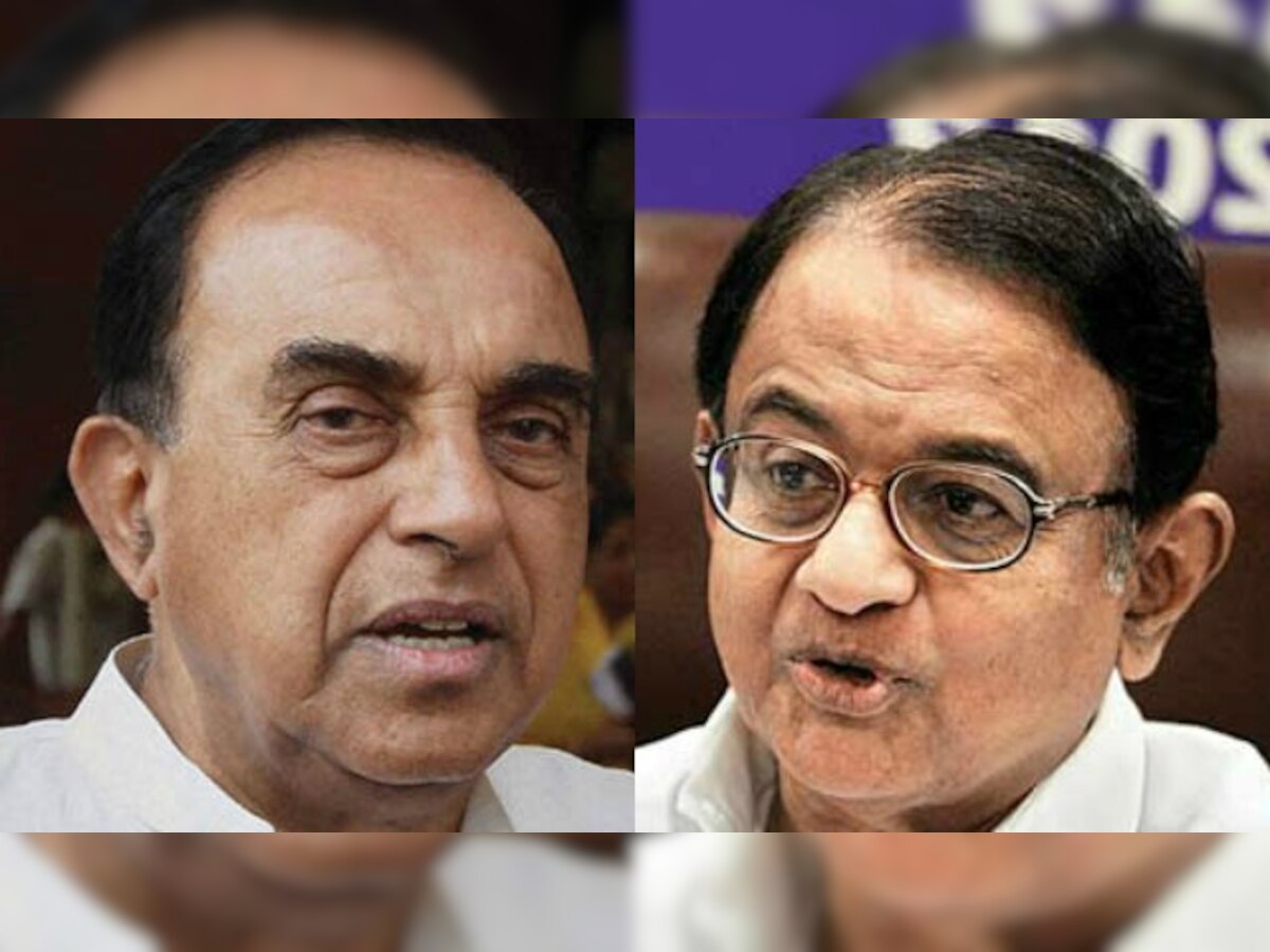 Subramanian Swamy wants P Chidambaram to be charged with sedition for 'anti-national' Afzal Guru remark