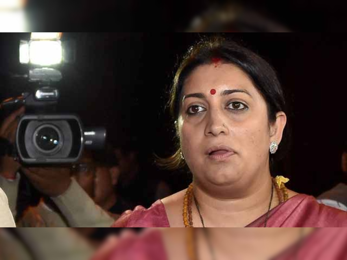 Opposition to bring privilege motion against Smriti Irani in Parliament