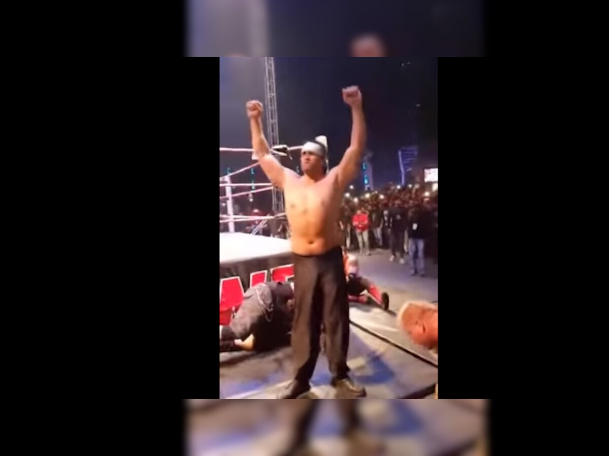 Wwe Star Great Khali Fucked Girl - Watch: Ex WWE star, The Great Khali makes a bloody comeback