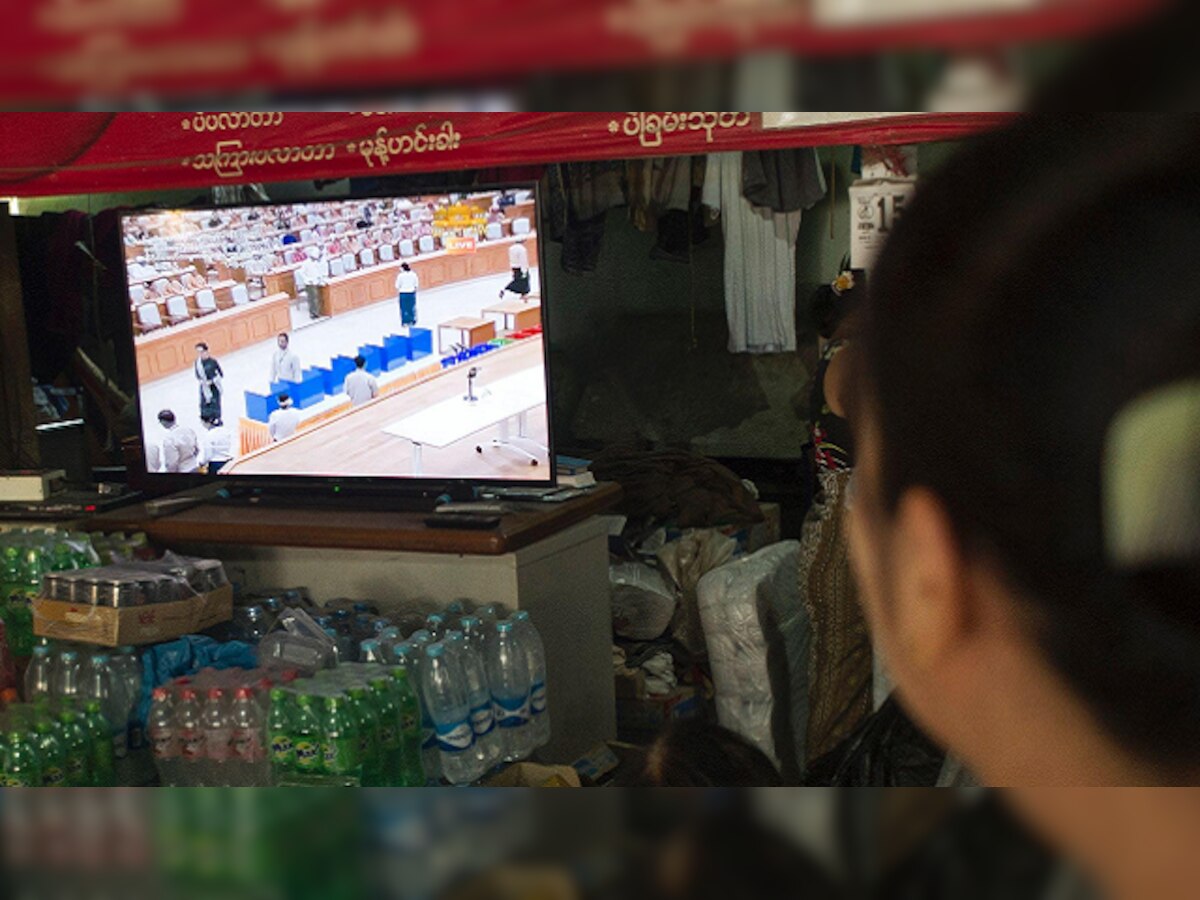 Historic vote begins in Myanmar parliament for new president