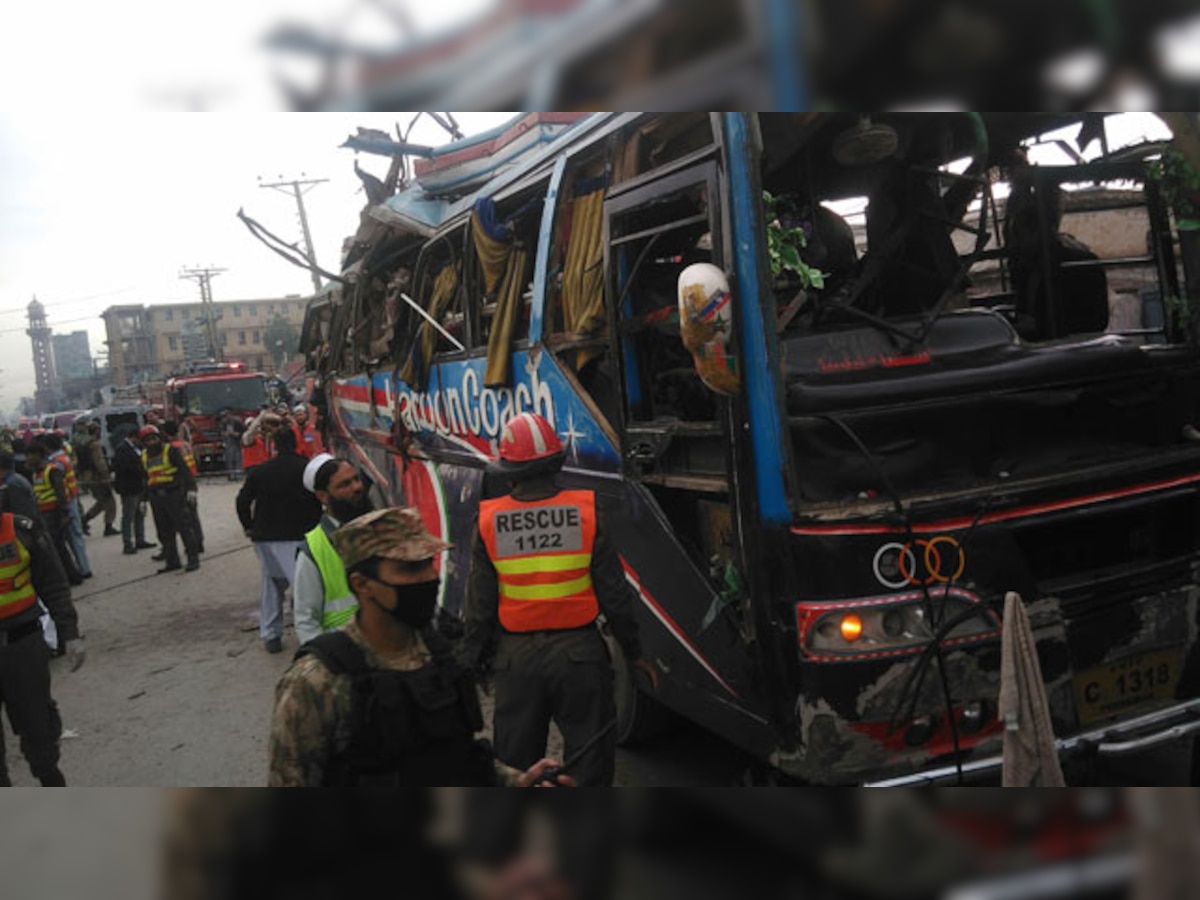 Bus explosion in Peshawar kills 17 Pak govt employees, 30 others injured