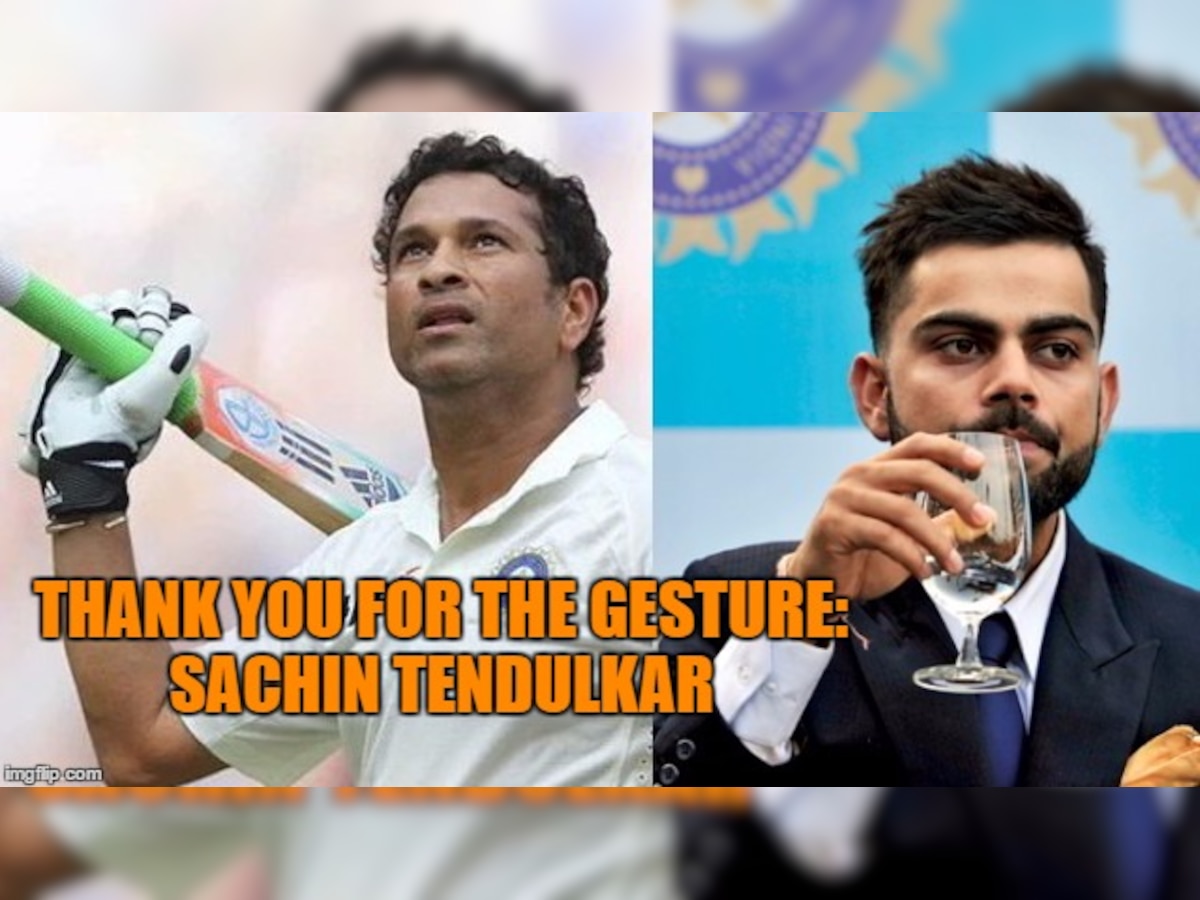 Thank you Virat: Sachin Tendulkar's emotional message to Kohli will melt your heart