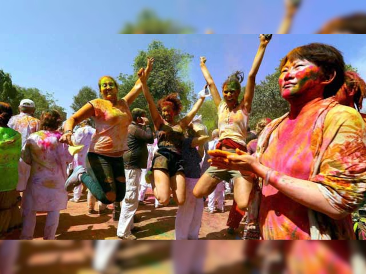 Holi 2016: Foreign tourists celebrate festival of colours in Goa