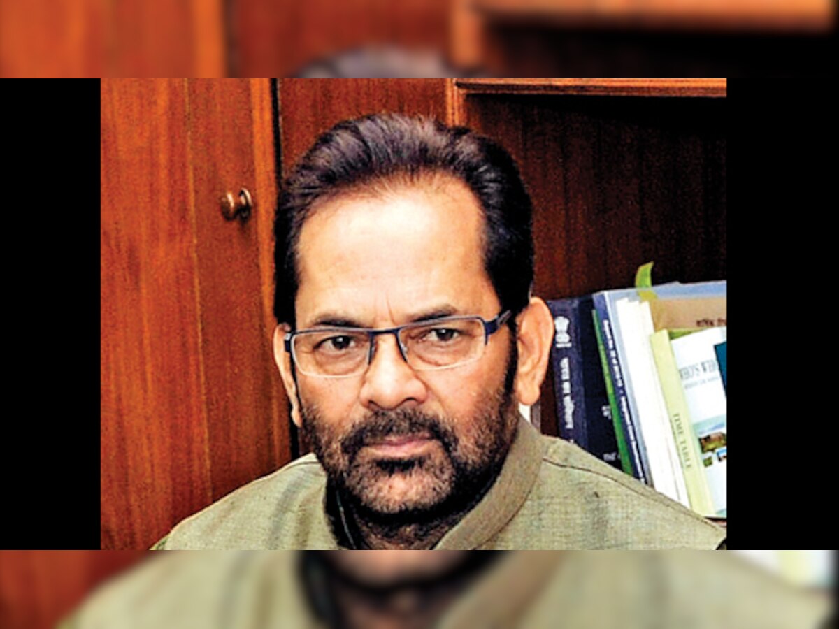 Pakistan JIT visit: Didn't ask for Congress' suggestion, says Mukhtar Abbas Naqvi