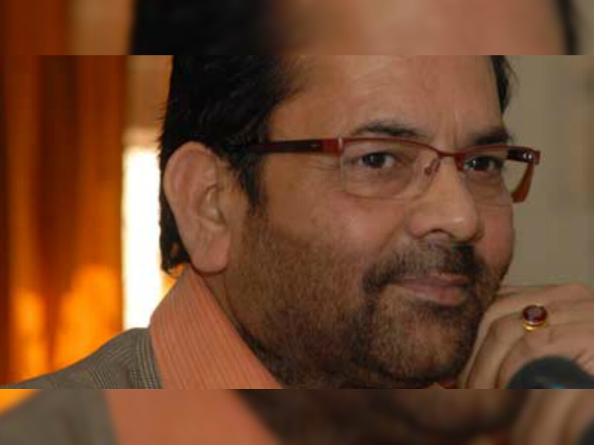 Nationalism is in the DNA of country's Muslims: Mukhtar Abbas Naqvi 